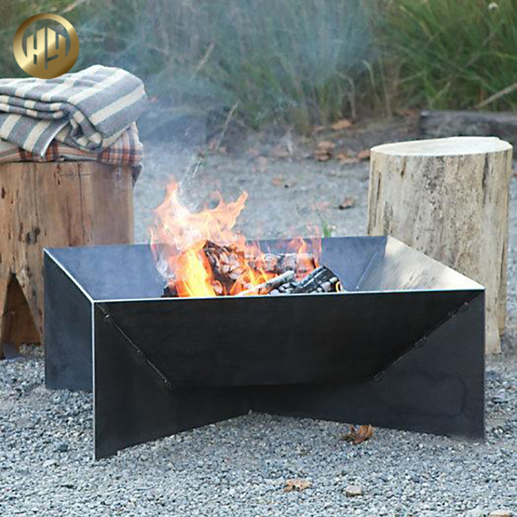 High Quality Medium Powder Coating Garden Decoration Metal Fire Pit