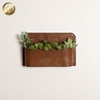 High Quality Corten Steel Rusty Mini Metal Decoration Wall Pot Planter