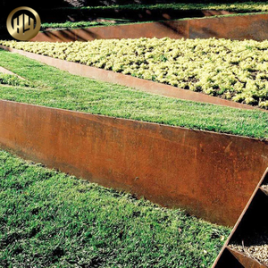 Rusty Treatment Corten Steel Metal Decoration Garden Lawn Border