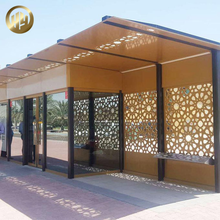 Factory Supply Metal Powder Coating Rectangular Laser Cut Decoration Screen