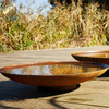 Hot Sale Corten Steel Laser Cut Round Fire Pit Outdoor Heating Metal Brazier