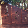 High Quality Corten Steel Rusty Metal Decoration Courtyard Screen