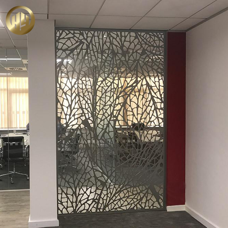 Practical Metal Powder Coating Rectangular Privacy Decoration Screen