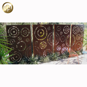 Wholesale Garden Corten Steel Rusty Metal Decoration Screen