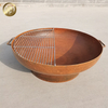 2mm Thickness Corten Steel Outdoor Metal Fire Bowl Pit