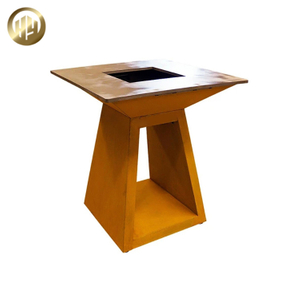 Combination Corten Steel Fire Pit Camping Party Barbecue Metal Heater