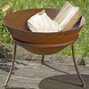 High Quality Cheap Corten Steel Metal Wood Burning Round Fire Pit