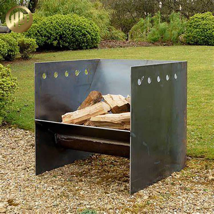 Wholesale Corten Steel Metal Outdoor Rectangular Heater Fire Pit