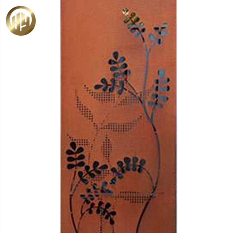 Garden Landscape Decoration Corten Steel Metal Privacy Screen