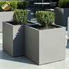 Square Metal Decoration Garden Landscape Plants Nursery Planter