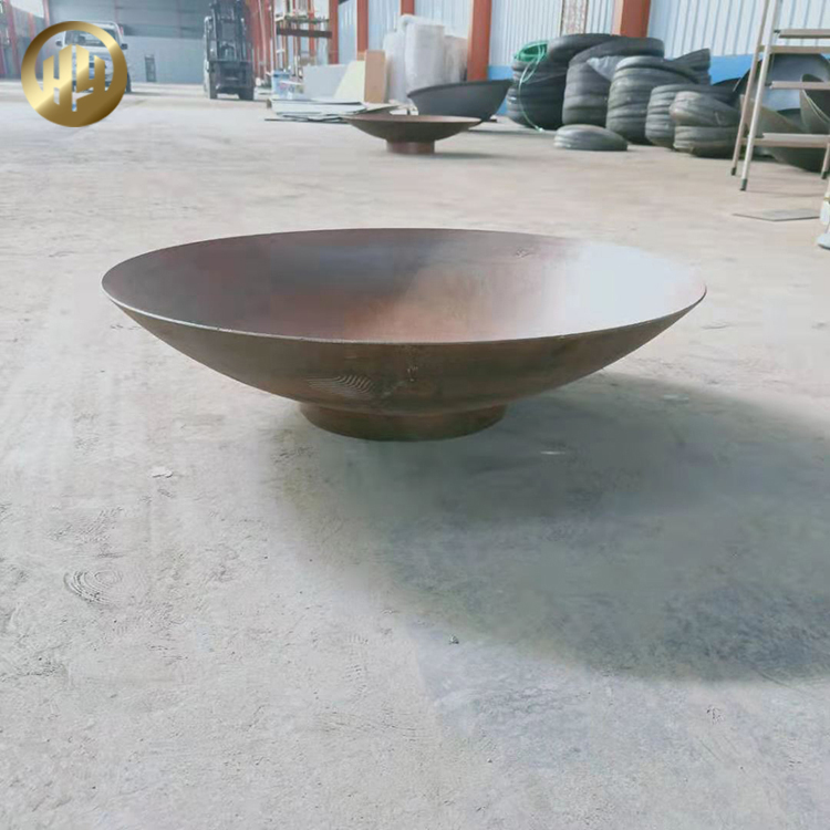 Dish Corten Steel Rusty Metal Decoration Practical Fire Pit Heater