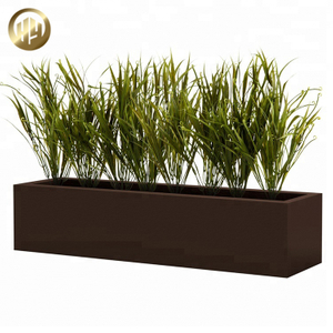 Metal Custom Size Rectangular Plantador Practical Nursery Flower Planter