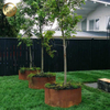 Outdoor Round Corten Steel Rusty Metal Decoration Plants Nursery Planter