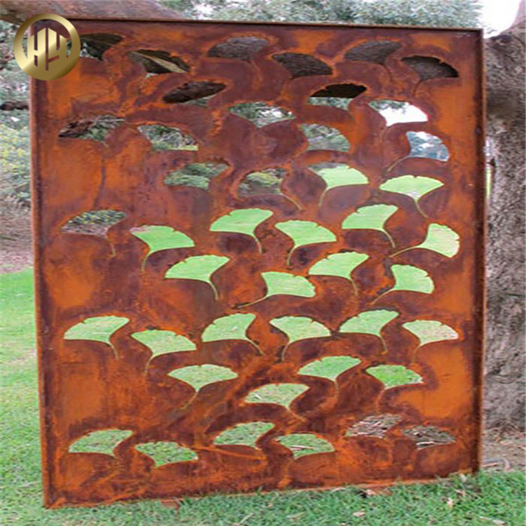 High Quality Square Laser Cut Pattern Metal Decoration Ornanments Screen