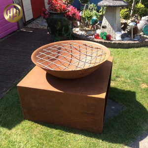 Rusty Metal Custom Thickness Corten Steel Barbecue Practical Fire Pit