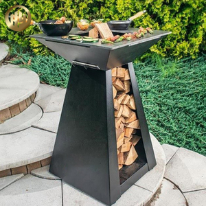 Practical Metal Barbecue Party Heating Fire Pit Original Colour Brazier