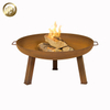 Corten Steel Rusty Metal Decoration Round Fire Bowl Pit Heater