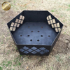 Factory Price Metal Garden Decoration Hexagon Fire Pit Heater