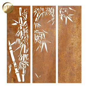 Metal Corten Steel Rusty Treatment Decoration Ornaments Screen