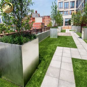 Square Metal Decoration Garden Landscape Plants Nursery Planter