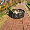 Morden Design Hollow Out Metal Fire Pit Corten Steel Wood Burning Heater