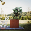 Corten Steel Rusty Metal Square Rusty Simple Planter Plantador Nursery