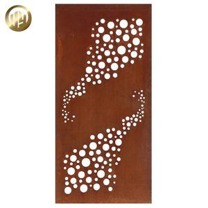 Plants Pattern Custom Thickness Metal Privacy Divided Screen Plate