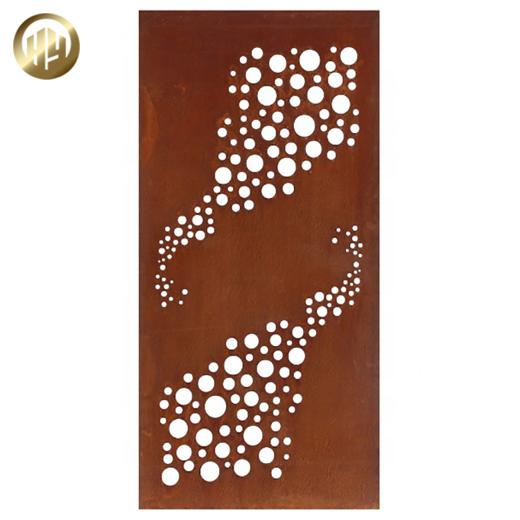 Plants Pattern Custom Thickness Metal Privacy Divided Screen Plate