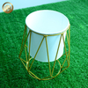 High Quality Room Decoration Metal Round Small Flower Planter