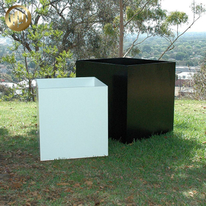 High Quality Square Shape Metal Nursery Durable Garden Flower Planter
