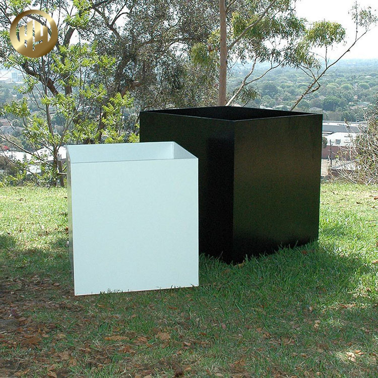 High Quality Square Shape Metal Nursery Durable Garden Flower Planter