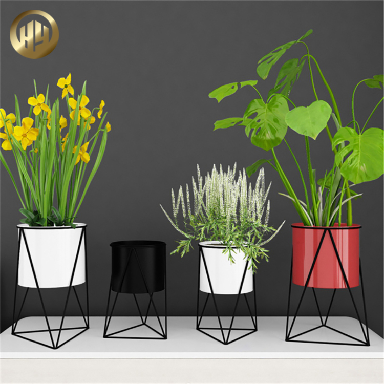 Factory Supply Simple Raised Metal Powder Coating Flower Planter