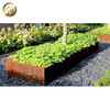 High Quality Corten Steel Metal Rusty Decoration Garden Bed Planter