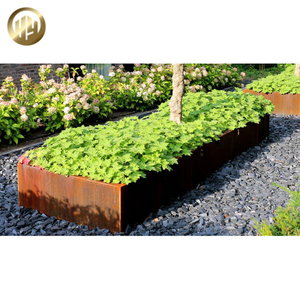 High Quality Corten Steel Metal Rusty Decoration Garden Bed Planter