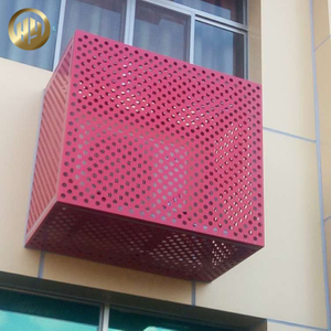 High Quality Powder Coating Metal Outdoor Decoration Air Conditioner Cover
