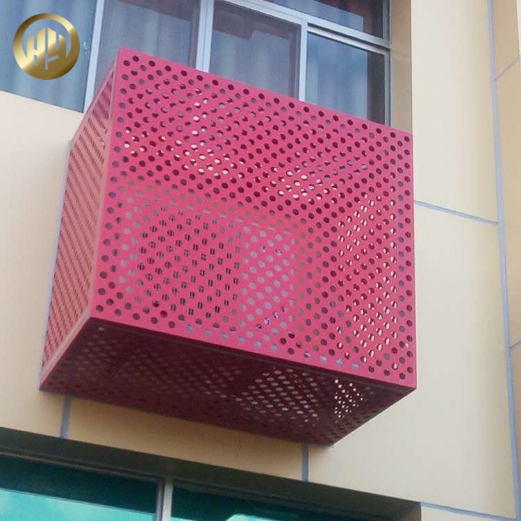 High Quality Powder Coating Metal Outdoor Decoration Air Conditioner Cover