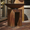 Corten Steel Rusty Garden Ornaments Metal Decoration Heating Fire Pit