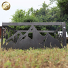 Garden Decoration Metal Steel Laser Cut Round Fire Bowl Pit Heater
