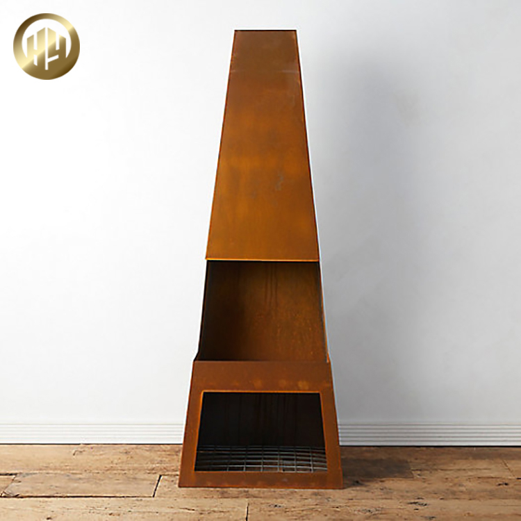 High Quality Corten Steel Room Warming Heater Garden Metal Fire Pit