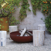 Hot Sale Distinctive Design Corten Steel Rusty Round Fire Pit
