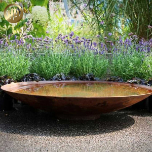 Garden Corten Steel Laser Cut Round Heater Modern Decoration Fire Pit