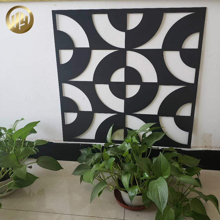 Factory Price Garden Room Divider Rectangular Metal Decoration Screen