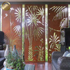 Garden Metal Modern Style Corten Steel Rusty Decoration Screen