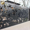Garden Metal Powder Coating Rectangular Powder Coating Decoration Screen
