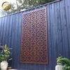 Corten Steel Wall Hanging Metal Decoration Rectangular Panel Screen