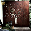 Wholesale Tree Pattern Metal Corten Steel Laser Cut Decoration Screen