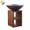 Simple Barbecue Corten Steel Custom Size Metal Practical Fire Pit
