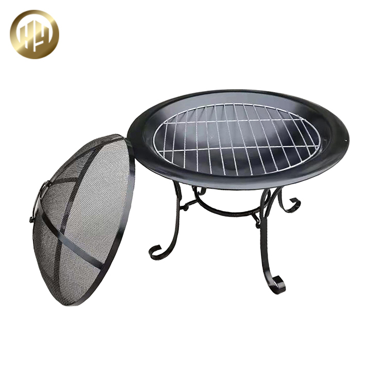 Camping Heating Wood Burning Brazier Steel Metal Fire Pit