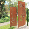 Corten Steel Single Metal Decoration Laser Cut Durable Screen