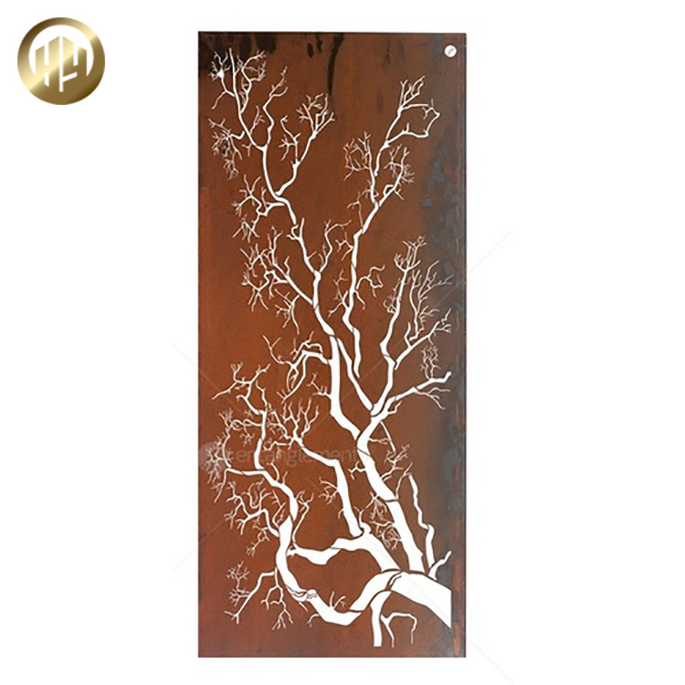 2mm Thickness Corten Steel Rusty Metal Decoration Screen